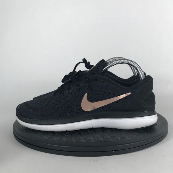 Nike Flex 2017 Black Athletic Running Shoes 898476-008 Women’s Size 8 - Picture 6 of 10